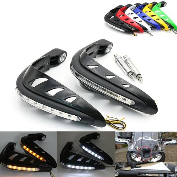 parts 1 pair motorcycle hand guards handlebar protector with led lights motor handguards motocross accessories
parts 1 pair motorcycle hand guards handlebar protector with led lights motor handguards motocross accessories