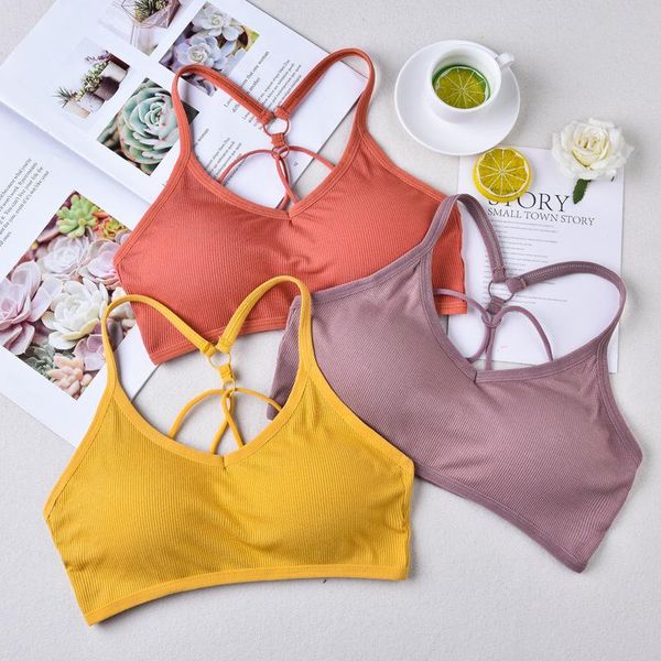 yoga outfit tube women seamless gym bra push up bralette wireless lingerie cotton cross back solid vest soft underwear ring
yoga outfit tube women seamless gym bra push up bralette wireless lingerie cotton cross back solid vest soft underwear ring