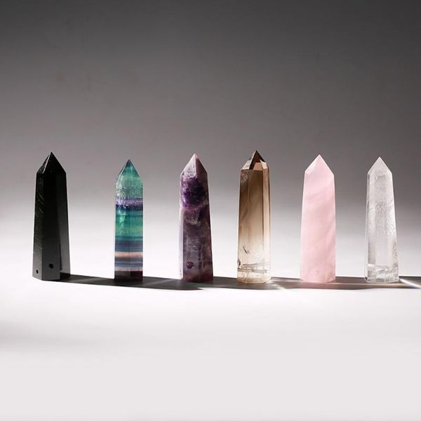 decorative objects & figurines 21 colors natural stones crystal point wand amethyst rose quartz healing stone energy ore mineral crafts home
decorative objects & figurines 21 colors natural stones crystal point wand amethyst rose quartz healing stone energy ore mineral crafts home