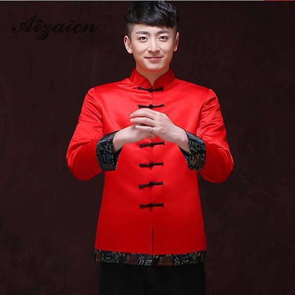 ethnic clothing traditional chinese for men wedding ancient costume dragon cheongsam long sleeve tunic suit mens clothes, Red
ethnic clothing traditional chinese for men wedding ancient costume dragon cheongsam long sleeve tunic suit mens clothes, Red
