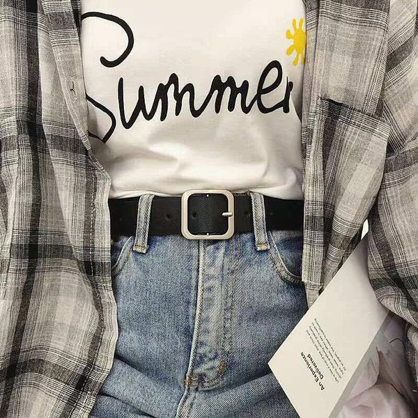 belts 2021 korean fashion luxury simple style pu square buckle wide student wild black womans belt, Black;brown
belts 2021 korean fashion luxury simple style pu square buckle wide student wild black womans belt, Black;brown