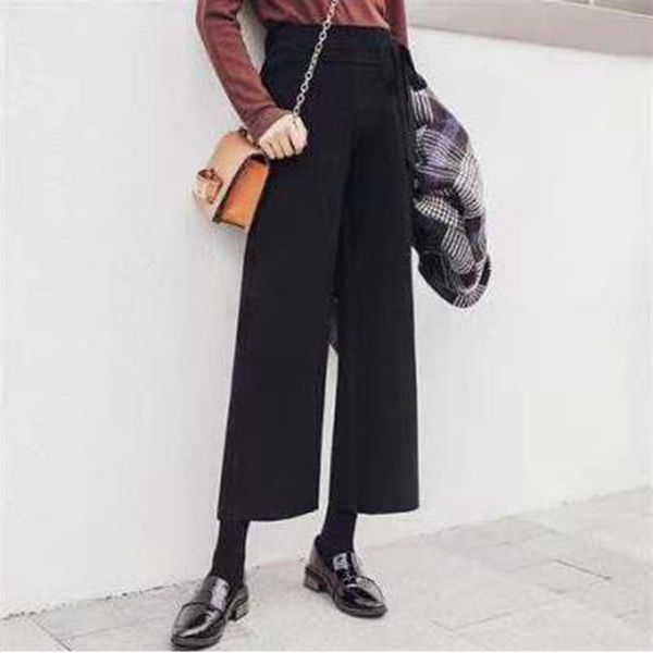 autumn winter woolen pants women bow high elastic waist harem elegant trousers female ol warm thick ankle-length women's & capris, Black;white
autumn winter woolen pants women bow high elastic waist harem elegant trousers female ol warm thick ankle-length women's & capris, Black;white