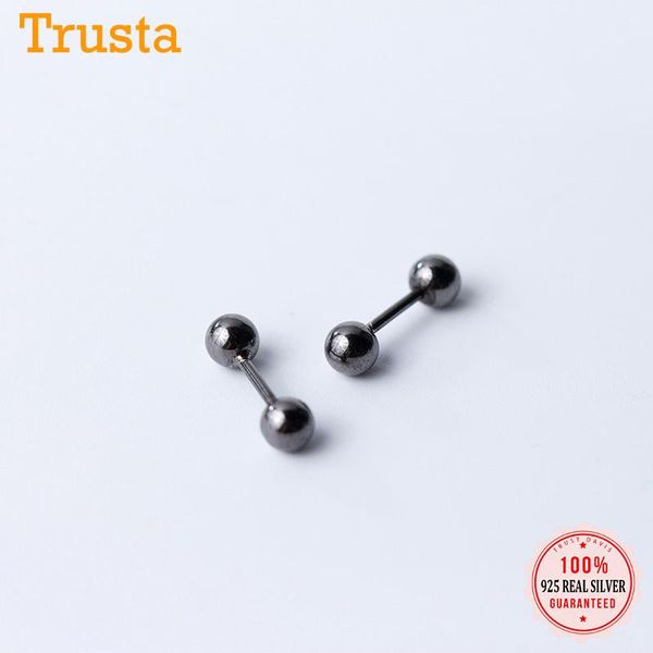 trustdavis 100% 925 sterling silver black beads screw stud earrings for women children baby girls kids mini minimalist da178, Golden;silver
trustdavis 100% 925 sterling silver black beads screw stud earrings for women children baby girls kids mini minimalist da178, Golden;silver