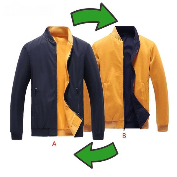 men's jackets double-sided wear jacket men autumn soild casual bomber zipper coats male streetwear hip hop slim fit pilot, Black;brown
men's jackets double-sided wear jacket men autumn soild casual bomber zipper coats male streetwear hip hop slim fit pilot, Black;brown