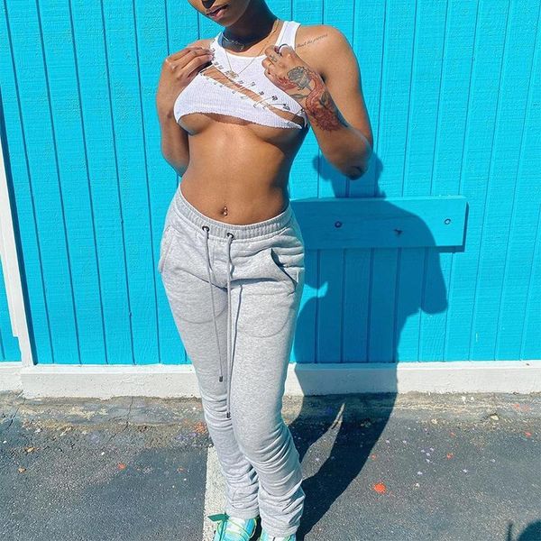 explosive style european and american women's solid color elastic high waist pleated drawstring casual pile pants & capris, Black;white
explosive style european and american women's solid color elastic high waist pleated drawstring casual pile pants & capris, Black;white