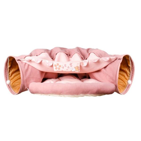 cat tunnel bed with mat collapsible tube pet nest bored toys accessories products indoor toy puppy beds & furniture
cat tunnel bed with mat collapsible tube pet nest bored toys accessories products indoor toy puppy beds & furniture