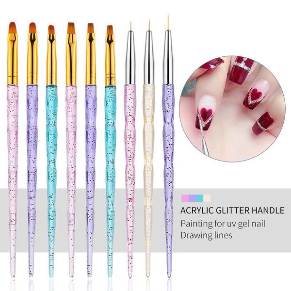 nail brushes art uv gel extension builder liner detailing painting drawing flower pen for crystal handle manicure tool 3pcs /set, Yellow
nail brushes art uv gel extension builder liner detailing painting drawing flower pen for crystal handle manicure tool 3pcs /set, Yellow