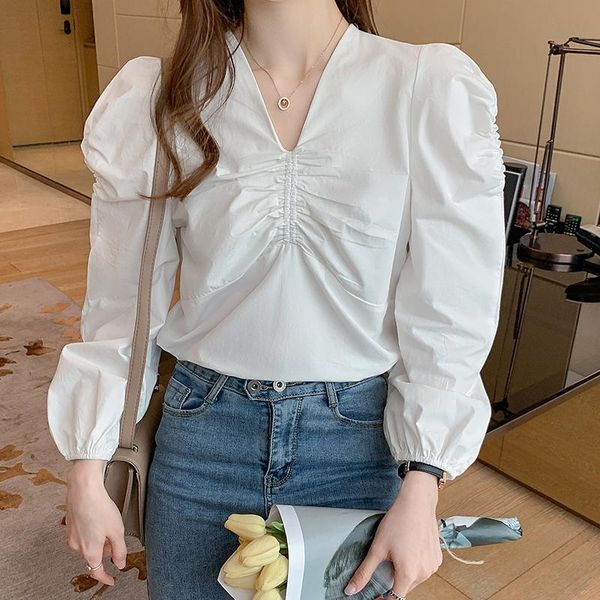women's blouses & shirts vetement femme 2021 korean fashion puff sleeve casual vintage white shirt women office ladies clothes chemisie
women's blouses & shirts vetement femme 2021 korean fashion puff sleeve casual vintage white shirt women office ladies clothes chemisie