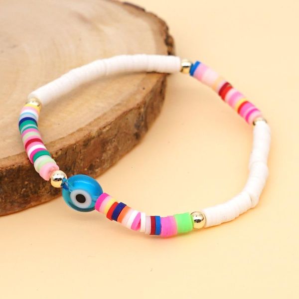 charm bracelets 2021 bohemia multicolor demon eye for women fashion vintage soft pottery chain bracelet boho beach jewelry girl gift, Golden;silver
charm bracelets 2021 bohemia multicolor demon eye for women fashion vintage soft pottery chain bracelet boho beach jewelry girl gift, Golden;silver