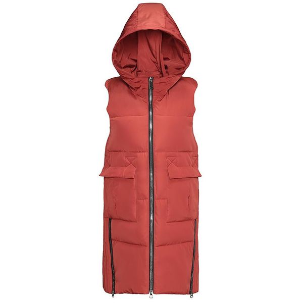 women's vests hetobeto 2021 arrival women winter vest long jacket sleeveless hooded down cotton slim waistcoat warm, Black;white
women's vests hetobeto 2021 arrival women winter vest long jacket sleeveless hooded down cotton slim waistcoat warm, Black;white
