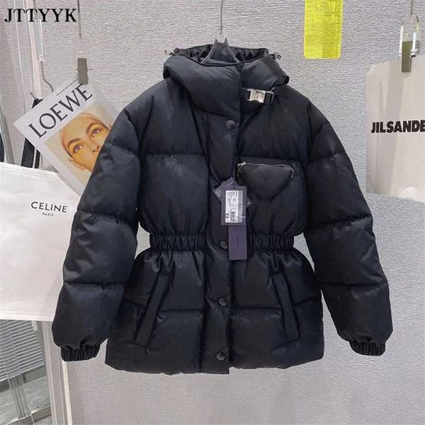winter parkas women hooded zipper waist closing thickened white duck down jacket short coat women's bread puffer 211216, Black
winter parkas women hooded zipper waist closing thickened white duck down jacket short coat women's bread puffer 211216, Black