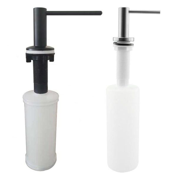 liquid soap dispenser 300ml kitchen sink black abs detergent lotion dispensers 304 stainless steel head
liquid soap dispenser 300ml kitchen sink black abs detergent lotion dispensers 304 stainless steel head