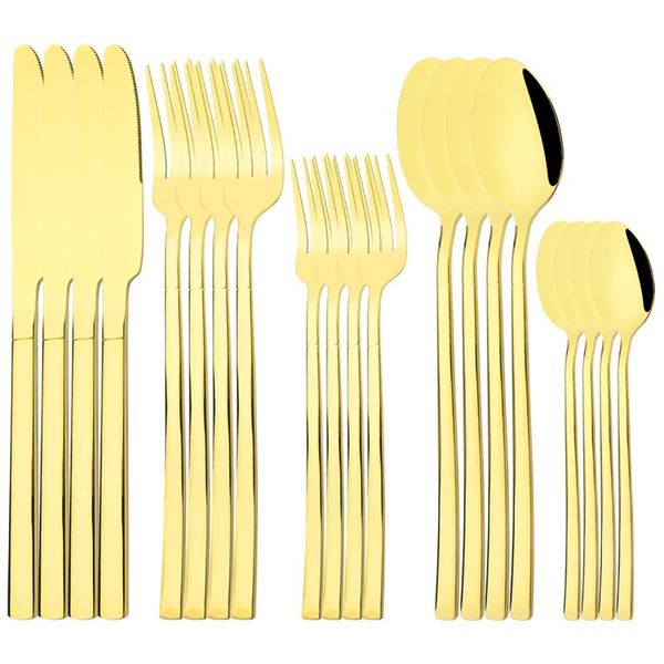 dinnerware sets 20pcs gold cutlery set dinner knives dessert fork spoon tableware stainless steel western kitchen flatware silverware
dinnerware sets 20pcs gold cutlery set dinner knives dessert fork spoon tableware stainless steel western kitchen flatware silverware