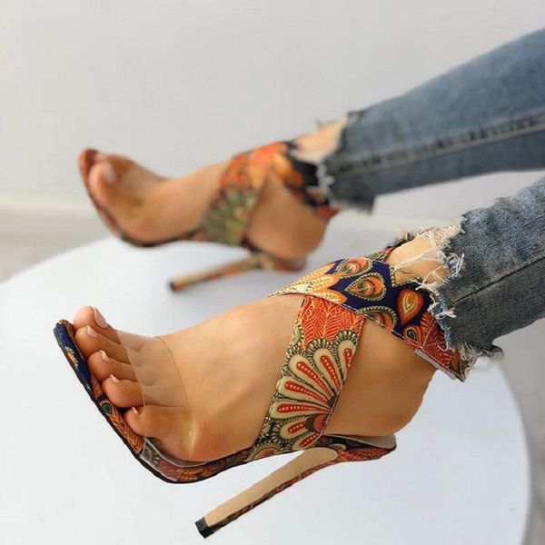 summer women transparent sandals high heels open toe ladies shoes print cross strap stiletto gladiator party, Black
summer women transparent sandals high heels open toe ladies shoes print cross strap stiletto gladiator party, Black