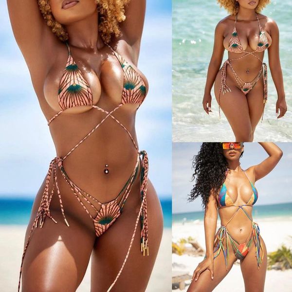 one-piece suits women brazilian micro bikini summer split swimwear set hanging neck lace up backless bandage swimsuit bathing suit
one-piece suits women brazilian micro bikini summer split swimwear set hanging neck lace up backless bandage swimsuit bathing suit