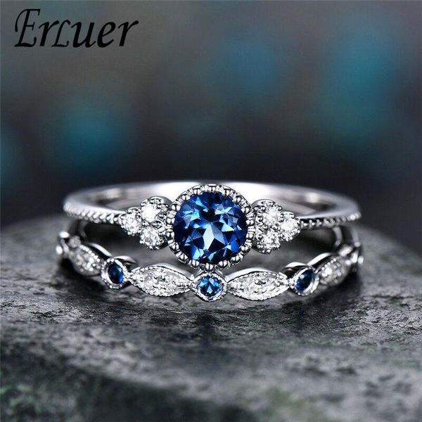 wedding rings erluer for women romantic double layer cubic zirconia engagement jewelry ring lovers valentine's day gifts, Slivery;golden
wedding rings erluer for women romantic double layer cubic zirconia engagement jewelry ring lovers valentine's day gifts, Slivery;golden
