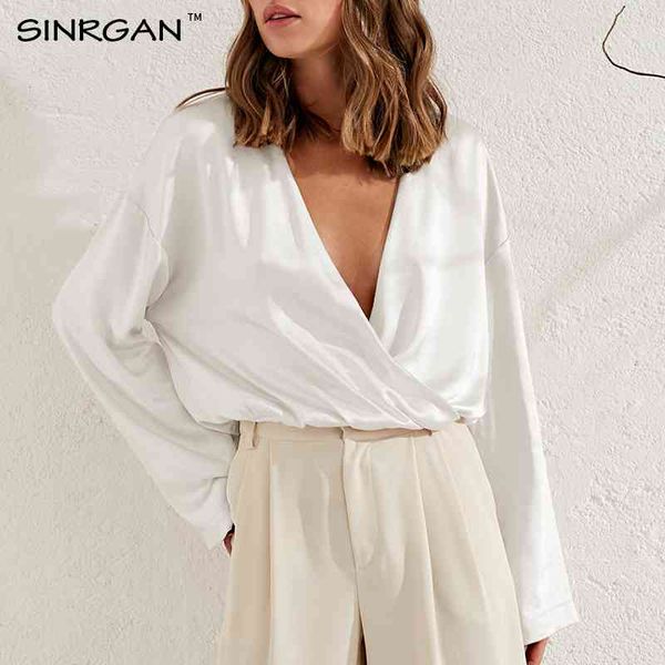 satin fashion wide long sleeve autumn plus size loose deep v neck casual satin shirt women elegant shirts 210412, White
satin fashion wide long sleeve autumn plus size loose deep v neck casual satin shirt women elegant shirts 210412, White
