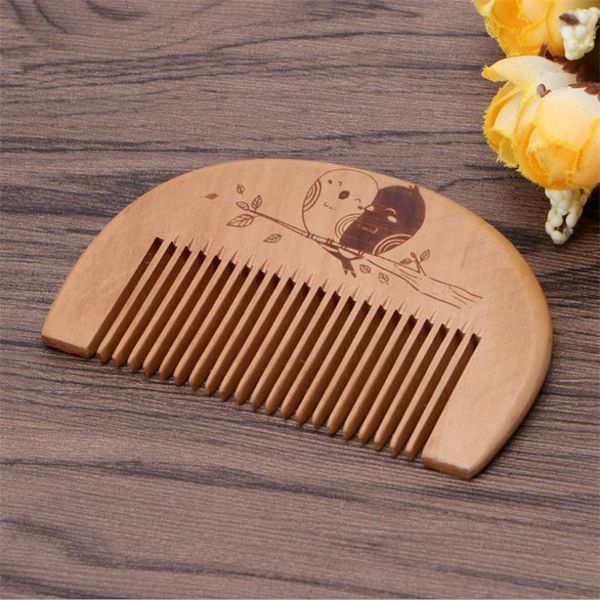 hair brushes natural peach wood comb close teeth anti-static detangling beard head massage brush care tools, Silver
hair brushes natural peach wood comb close teeth anti-static detangling beard head massage brush care tools, Silver