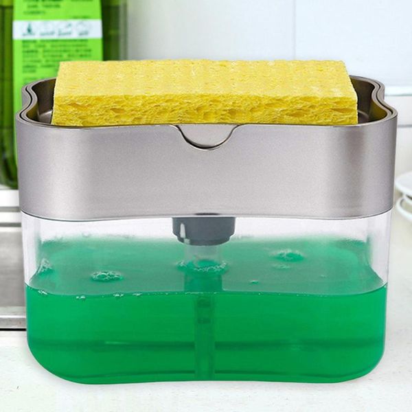 liquid soap dispenser 2 in 1 scrubbing detergent press-type box pump organizer with sponge kitchen tool bathroom supplies
liquid soap dispenser 2 in 1 scrubbing detergent press-type box pump organizer with sponge kitchen tool bathroom supplies