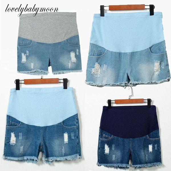 pregnant women's shorts summer wear low-waisted denim spring loose pants for clothes maternity bottoms, White
pregnant women's shorts summer wear low-waisted denim spring loose pants for clothes maternity bottoms, White