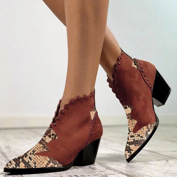 dress shoes women rivet ankles women's boots print shoes winter leather plutonium high heels woman pointed to ladies' kcai, Black
dress shoes women rivet ankles women's boots print shoes winter leather plutonium high heels woman pointed to ladies' kcai, Black
