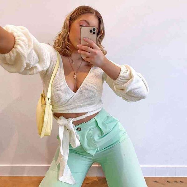 elegant knitted cardigan sweater v-neck wrap sweater coat lace up casual streetwear jumper autumn winter sueter mujer 210415, White;black
elegant knitted cardigan sweater v-neck wrap sweater coat lace up casual streetwear jumper autumn winter sueter mujer 210415, White;black