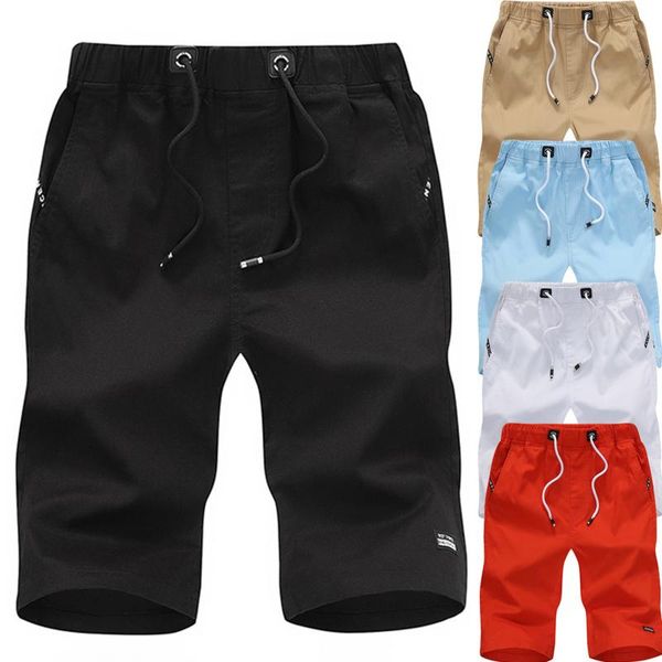men's summer breeches shorts 2021 cotton casual bermudas black men boardshorts homme classic brand clothing beach male, White;black
men's summer breeches shorts 2021 cotton casual bermudas black men boardshorts homme classic brand clothing beach male, White;black