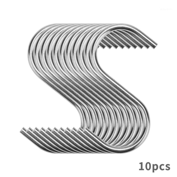 hooks & rails 10pcs stainless steel household set for hanging s shape hanger practical storage holder kitchen cabinet office home1
hooks & rails 10pcs stainless steel household set for hanging s shape hanger practical storage holder kitchen cabinet office home1
