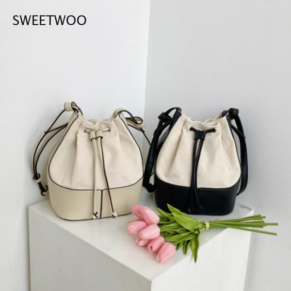 evening bags 2021 leather drawstring shoulder bag women's large capacity bucket hit color matching hand messenger
evening bags 2021 leather drawstring shoulder bag women's large capacity bucket hit color matching hand messenger