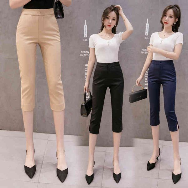 women's pants & capris summer cropped trousers for lady work high waist solid color pencil with pocket women casual office slim su, Black;white
women's pants & capris summer cropped trousers for lady work high waist solid color pencil with pocket women casual office slim su, Black;white