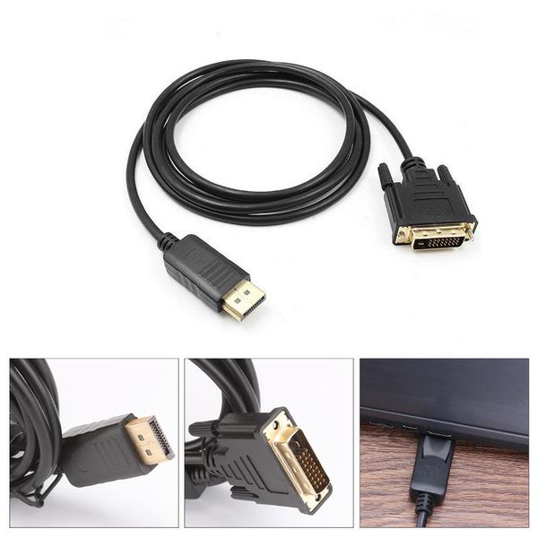 powstro display port 1.8m/6ft cable 1080p to dvi-d male adapter for lenovo dell hp asus extend more desk and lap video cables & conn
powstro display port 1.8m/6ft cable 1080p to dvi-d male adapter for lenovo dell hp asus extend more desk and lap video cables & conn