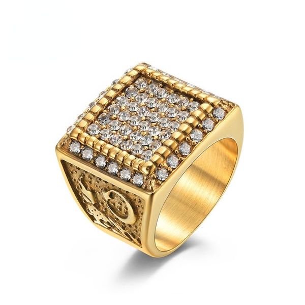 wedding rings domineering men's ring crystal cz stone band party jewelry titanium steel hip hop punk engagement for women, Slivery;golden
wedding rings domineering men's ring crystal cz stone band party jewelry titanium steel hip hop punk engagement for women, Slivery;golden