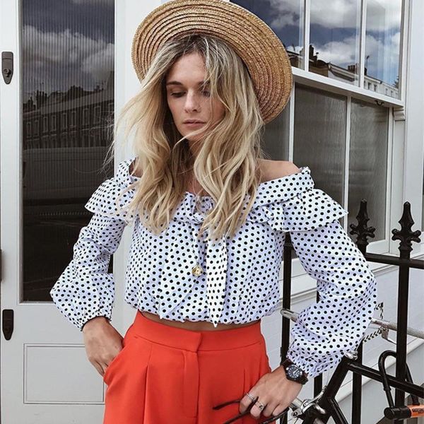 women's blouses & shirts women blouse autumn 2021 fashion dot bow chiffon shirt vintage casual clothing, White
women's blouses & shirts women blouse autumn 2021 fashion dot bow chiffon shirt vintage casual clothing, White