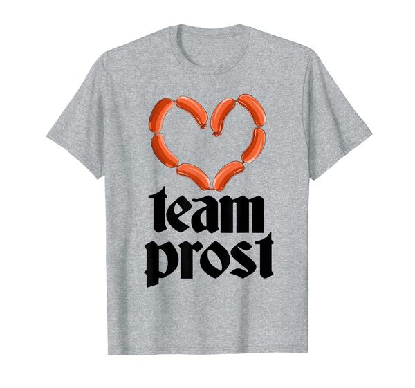 team prost oktoberfest german beer drink t-shirt, White;black
