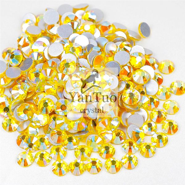 wholesale ss12/ss16 1440pcs citrine ab non fix glass rhinestones strass crystal for decorations, Black
wholesale ss12/ss16 1440pcs citrine ab non fix glass rhinestones strass crystal for decorations, Black
