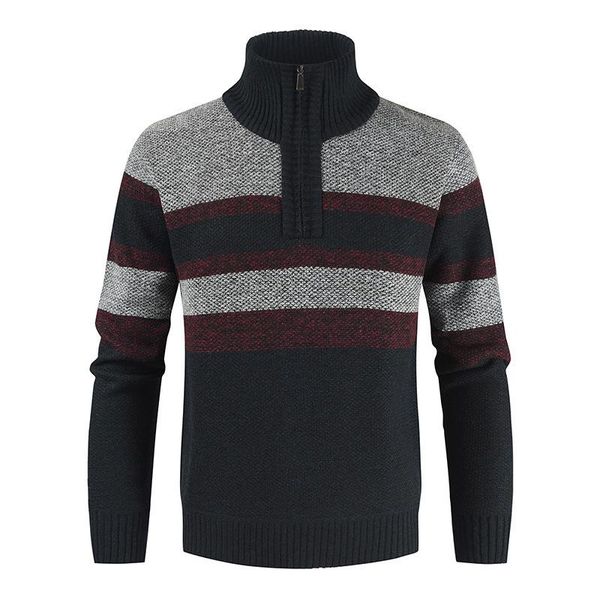 men's sweaters brand mens autumn winter warm cashmere wool half zipper cardigan 2021 man casual knitwear sweater coat male, White;black
men's sweaters brand mens autumn winter warm cashmere wool half zipper cardigan 2021 man casual knitwear sweater coat male, White;black