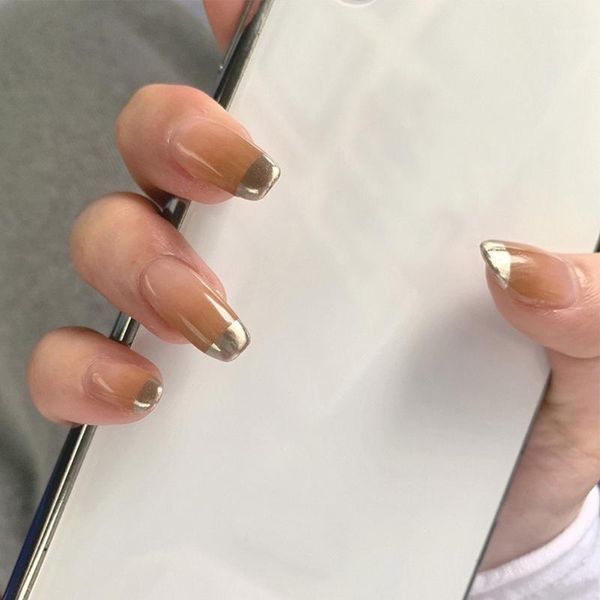 false nails french coffee orange gradient nail finished fake patch waterproof detachable1, Red;gold
false nails french coffee orange gradient nail finished fake patch waterproof detachable1, Red;gold