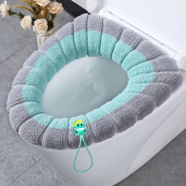 toilet seat covers winter warm cover closestool mat 1pcs washable bathroom accessories 
toilet seat covers winter warm cover closestool mat 1pcs washable bathroom accessories