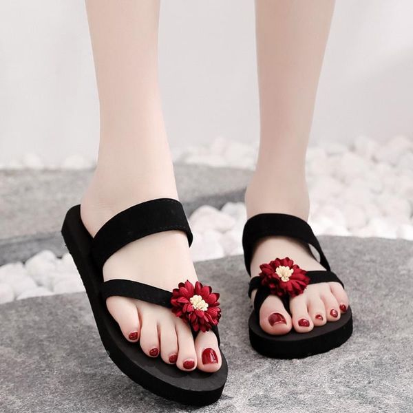 slippers sagace women flowers flat heel shoes zapatillas summer fashion straped beach flip flops solid slides 05012, Black
slippers sagace women flowers flat heel shoes zapatillas summer fashion straped beach flip flops solid slides 05012, Black