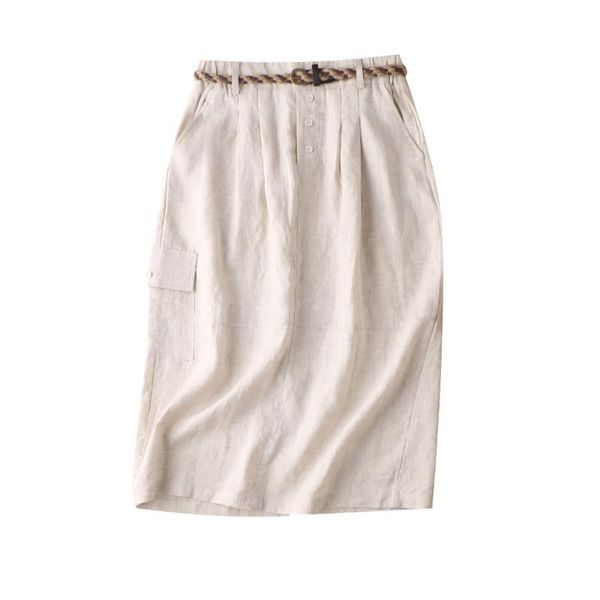 skirts shuchan faldas mujer moda 2021 linen pencil long for women empire mid-calf button, Black
skirts shuchan faldas mujer moda 2021 linen pencil long for women empire mid-calf button, Black