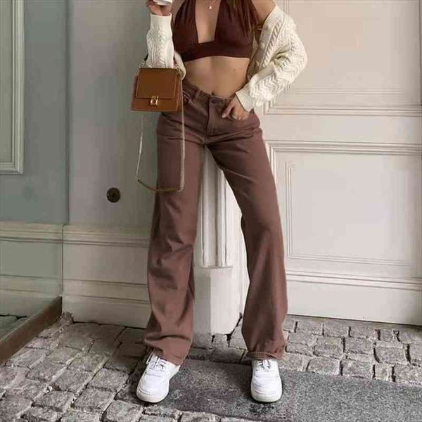 brown baggy straight pants women jean fashion casual denim trousers mom high waist y2k streetwear quality, Blue
brown baggy straight pants women jean fashion casual denim trousers mom high waist y2k streetwear quality, Blue