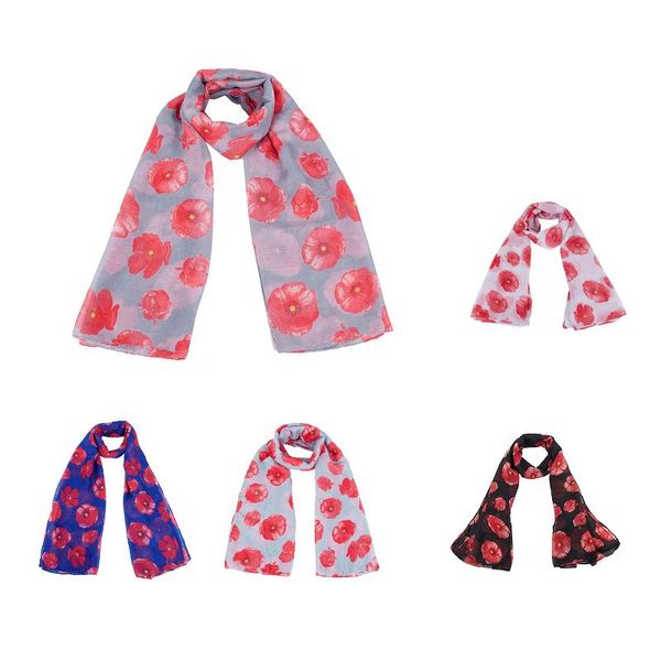 scarves ladies py flower print fashion scarf, Blue;gray
scarves ladies py flower print fashion scarf, Blue;gray