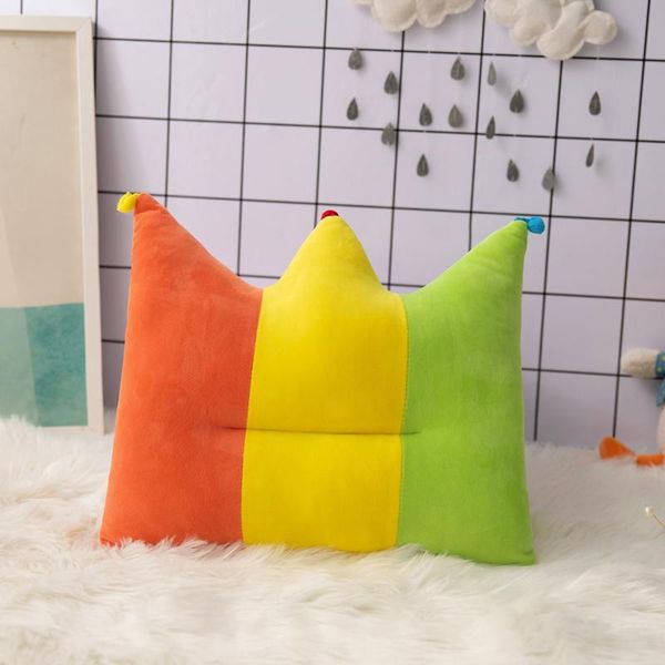 pillow children's crown rainbow on the bedside size 48*36cm for reading and decorating bedroom
pillow children's crown rainbow on the bedside size 48*36cm for reading and decorating bedroom