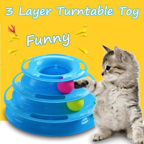 cat toys 3 layer turntable toy chasing ball interactive for kitten level tower tracker game pet intelligence
cat toys 3 layer turntable toy chasing ball interactive for kitten level tower tracker game pet intelligence