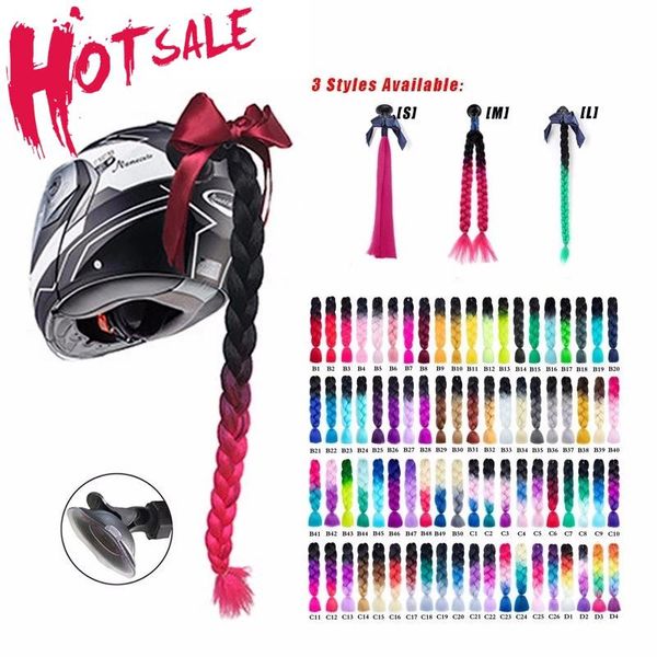 arrival helmet braid motorcycle motorbike woman braids 24" with twist sucker dual pigtail ponytail for helmets
arrival helmet braid motorcycle motorbike woman braids 24" with twist sucker dual pigtail ponytail for helmets