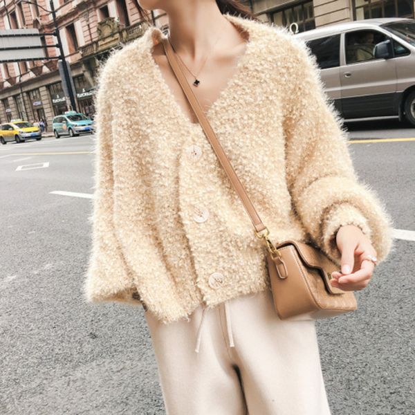 genayooa autumn vintage cardigan knitwear lantern sleeve sweater women streetwear knitted candigan sweatert coat jumpers female 210417, White;black
genayooa autumn vintage cardigan knitwear lantern sleeve sweater women streetwear knitted candigan sweatert coat jumpers female 210417, White;black