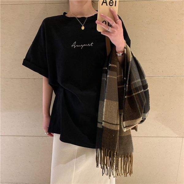 polos ytx409 female korean release version summer big red net salt short-sleeved shirt, White
polos ytx409 female korean release version summer big red net salt short-sleeved shirt, White