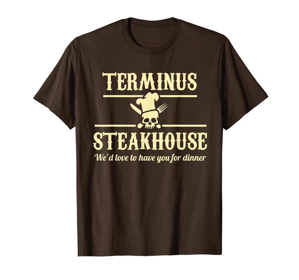 terminus steakhouse - we'd love to have you for dinner shirt, White;black
