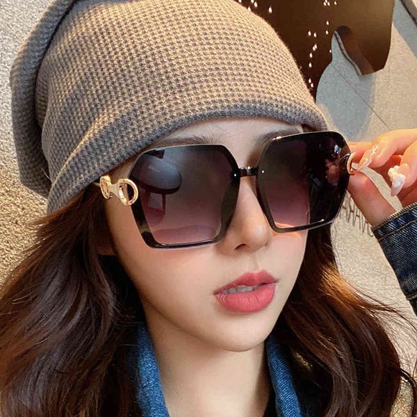 sunglasses arrived fashion metal frame for women gradient len glasses oversized square travel sun uv400, White;black
sunglasses arrived fashion metal frame for women gradient len glasses oversized square travel sun uv400, White;black