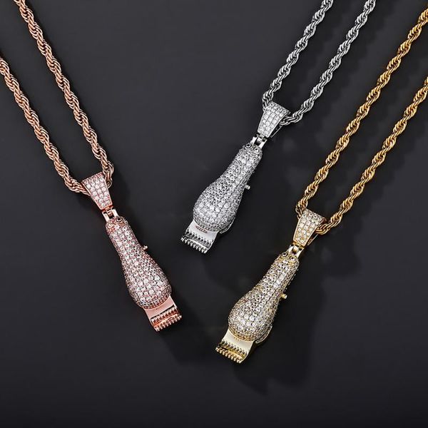 pendant necklaces men's razor micro pave cubic zirconia european and american hip hop fashion jewelry for gift, Silver
pendant necklaces men's razor micro pave cubic zirconia european and american hip hop fashion jewelry for gift, Silver